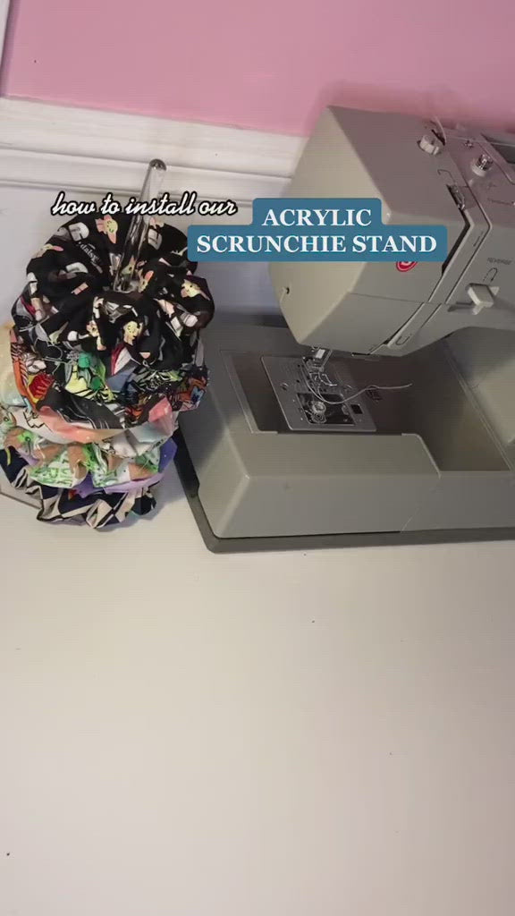 ACRYLIC SCRUNCHIE STAND