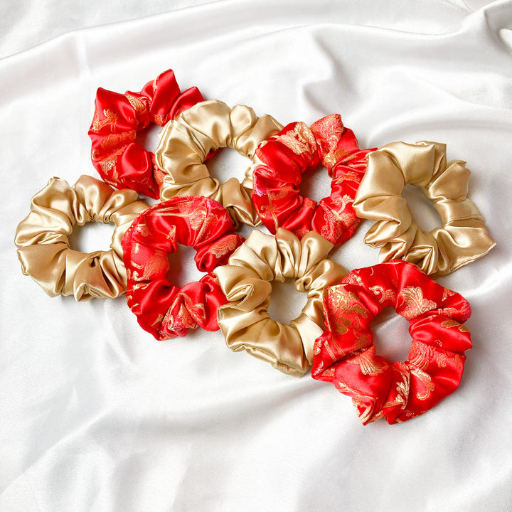 FLORAL RED BROCADE